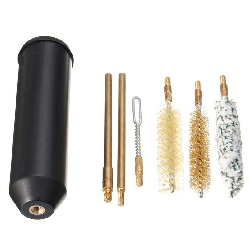 Карманный комплект для чистки пистолета, щетка для стержня ручного пистолета, профессиональные инструменты для чистки пистолета