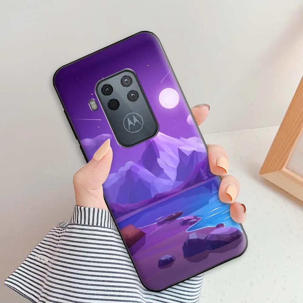 Чехол для Moto One Pro Чехол для Moto One Zoom Матовый Силикон Для Motorola Для Moto One Zoom Чехол Обложка Модный ТПУ Защитная Задняя Крышка
