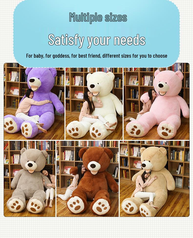 Плюшевый мишка Хагги, Американский плюшевый мишка, Милая кукла гигантская панда, Подарок на день рождения для девочек