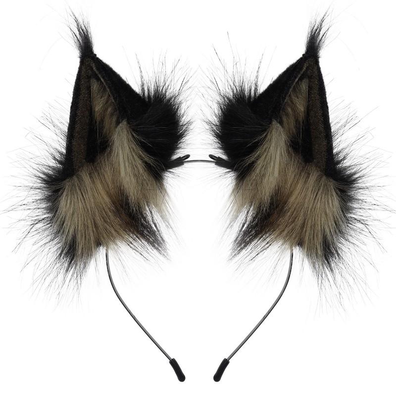 Halloween Cosplay Cat Ears Fox Plush Headwear Party Costume