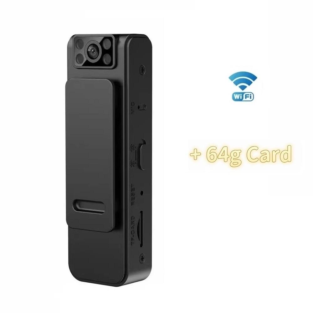 HD 1080P Wearable Police Body Worn Camera with Night Vision, Video Recorder for Security Guard and Home Surveillance