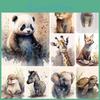 Animal Diamond Painting Cartoon Cute Koala Panda Rhino Fox Lion Cross Stitch Kits Full Diamond Embroidery Mosaic Home Decor Gift