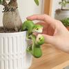 Healing Frog Decor for Pots 2Pcs Cute Realistic Pot Hanger Resin Ornaments, Clip-on Climbing Figurine, Figurine Glass Tanks Mini Landscape Succulent