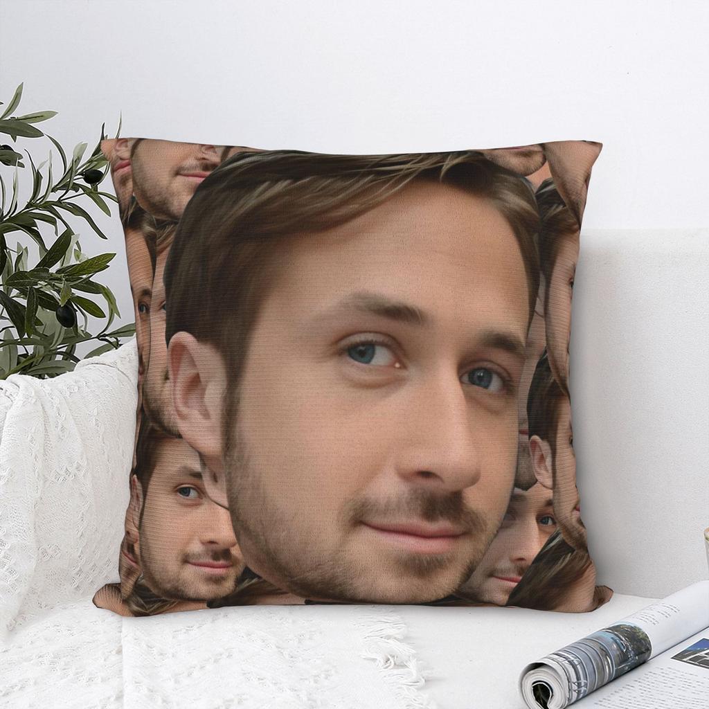Ryan Gosling Collage Pillow Case Graphic Pillow Cover For Sofa Car Home Decor Novelty Pillowcases