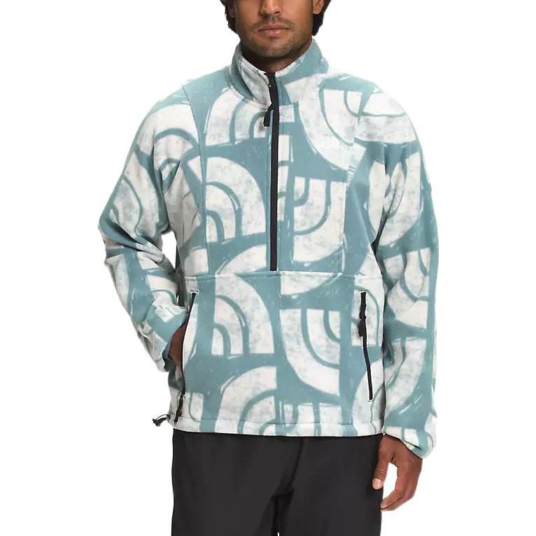 THE NORTH FACE Sweatshirts Men's Light Blue Stand Collar Moderate Regular NF0A7QEM-537