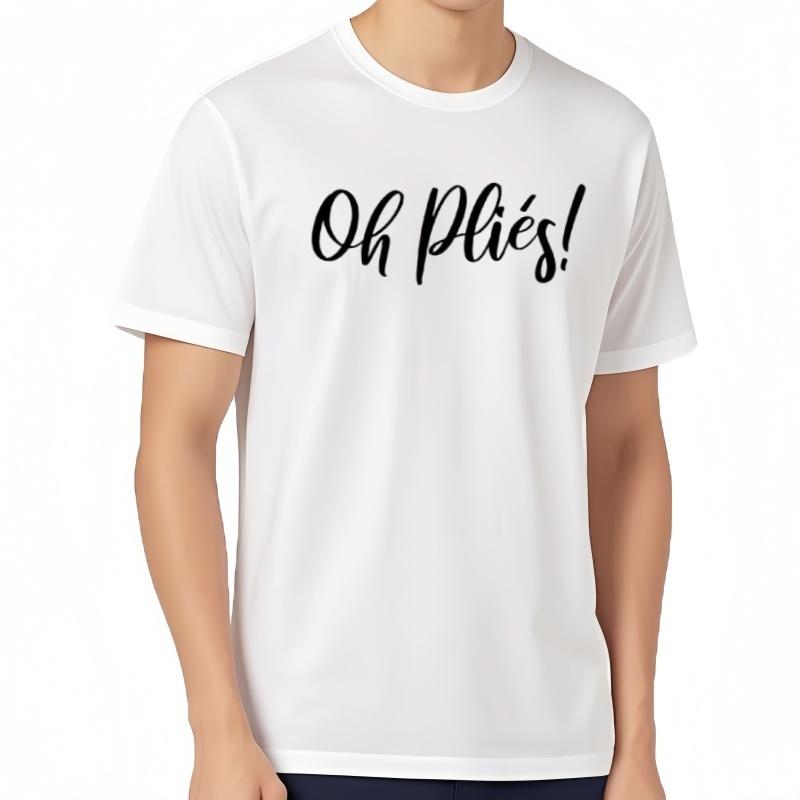 Oh Plicamiseta Divertida De Bailarina De Ballet Para Hombre Ropa De Secado RáPido Camisetas GráFicas