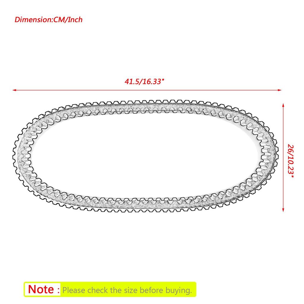 Drive Belt For Ski-Doo Formula Z Deluxe MX-Z Summit 417300067 414918200 3211092