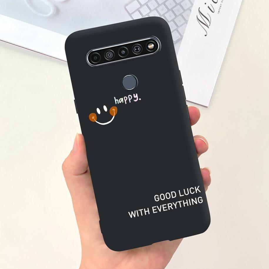 Чехол для LG K61 LMQ630EAW LM-Q630 Модный Цветочный Мягкий Чехол-Бампер Для LG K61 2020 K 61 Силиконовая Задняя Крышка Для LGK61 Funda