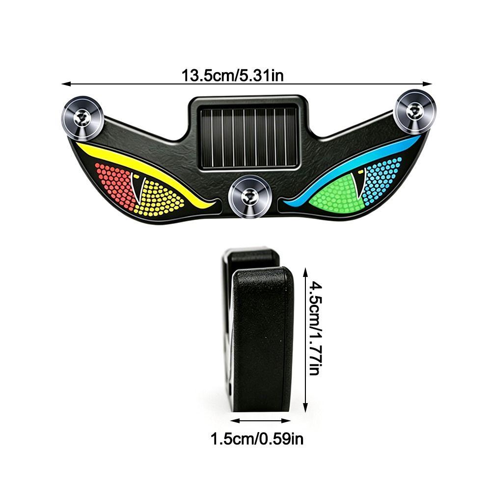 Light Sensor Evil Eye Car Light Suction Cup Rechargeable Warning Light New Car Sticker Light