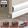 Self Adhesive Door Bottom Seal TPE Door Sweep Flexible Gap Filler  Indoor Use