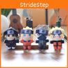 Naruto Plush Short Stuffed Doll Keychain Sasuke Kakashi Character For Fans Decor