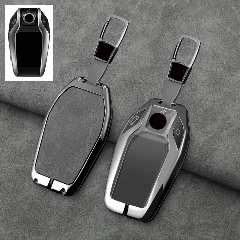 Чехол для автомобильного ключа из цинкового сплава для BMW G30 G12 G11 G32 G31 5 7 Серии I8 I12 I15 G01 X3 X4 G02 G05 X5 G07 X7 Брелок Аксессуары