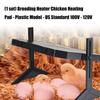 Energy Efficient Chick Brooder Heating Plate with Adjustable Angles for Home and Farm Use Overheat Protections