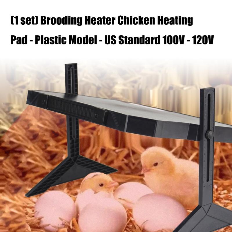 Energy Efficient Chick Brooder Heating Plate with Adjustable Angles for Home and Farm Use Overheat Protections