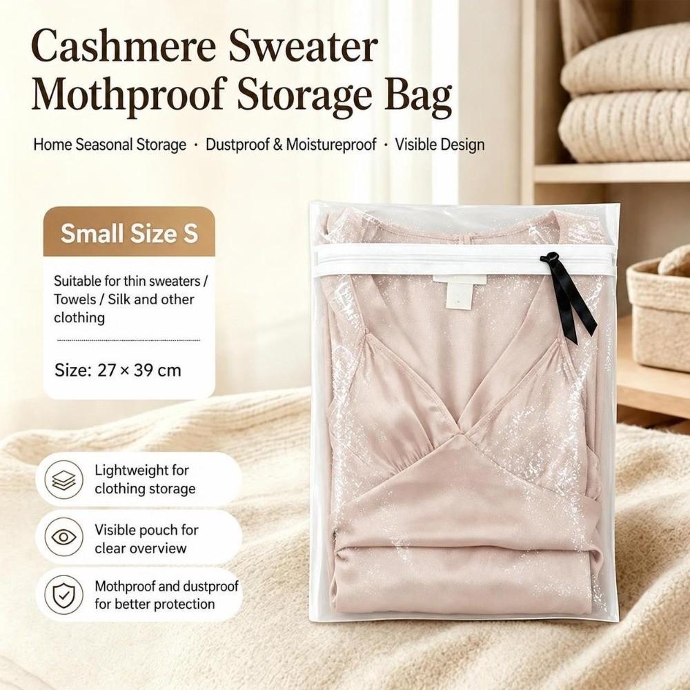 Rectangular Clothing Storage Bag Anti Yellowing Clothing Organizer For Bedroom Wardrobe