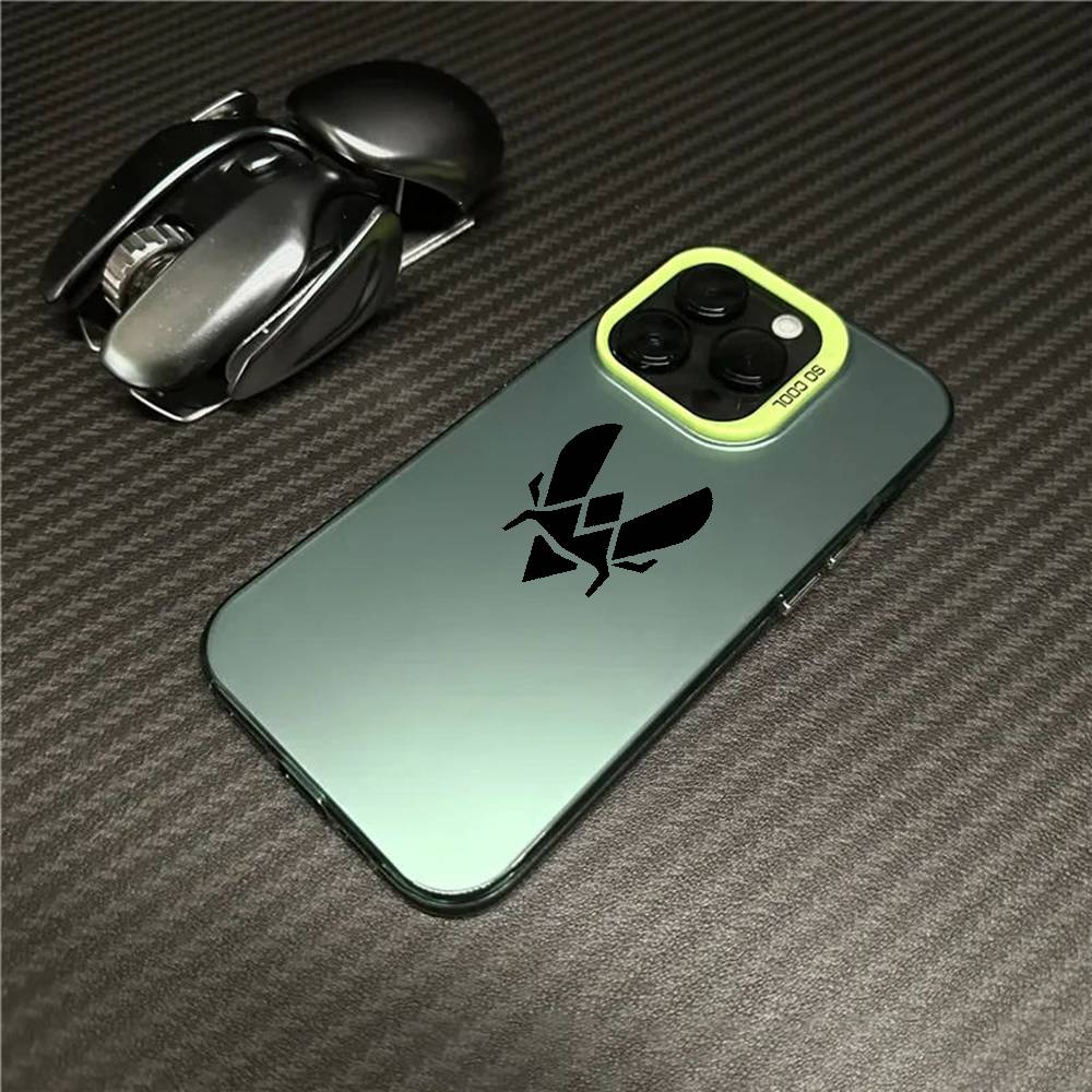Чехол для телефона с логотипом команды CS2 Vitality для iPhone 16 15 14 13 12 11 Plus Pro Max, разноцветный, лазерный Aurora, противоударный, Funda Cover