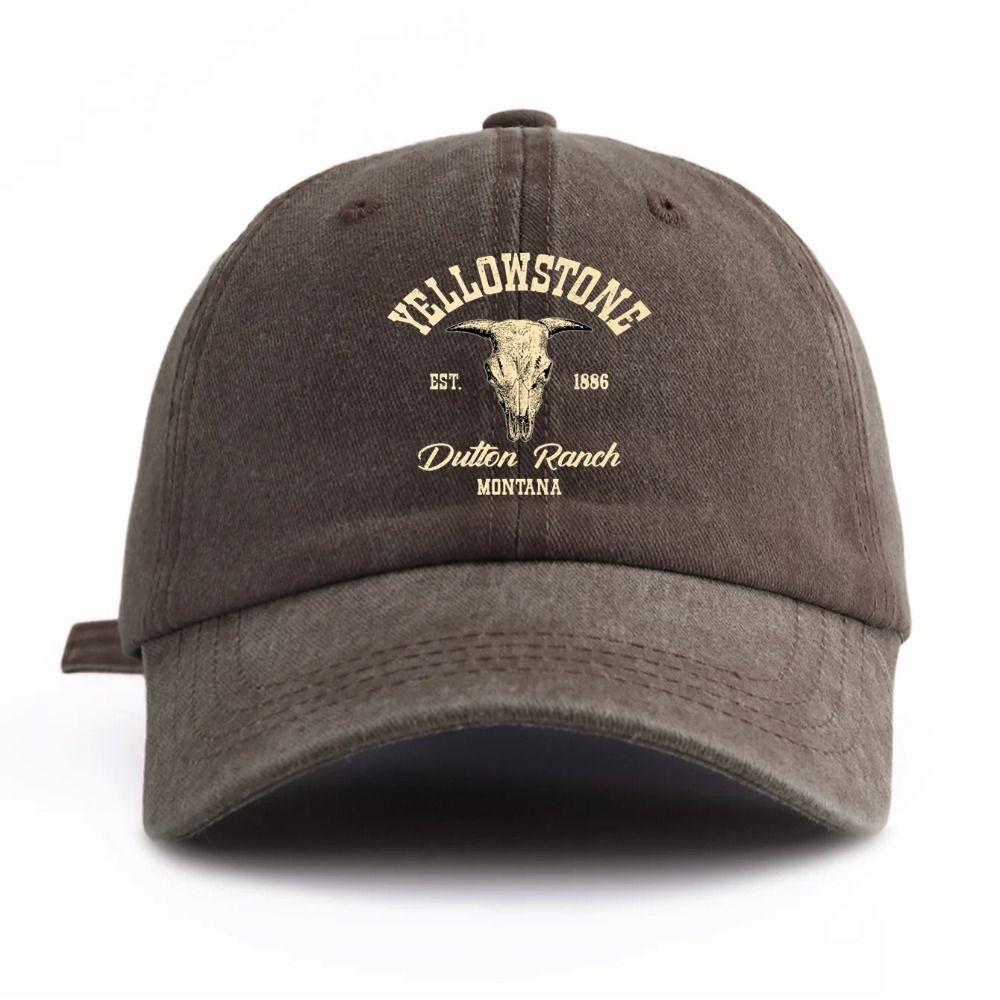 Cotton Western Cowboy Baseball Hats Hip Hop Outdoor Sun Hat Distressed Dad Hat for Men Women