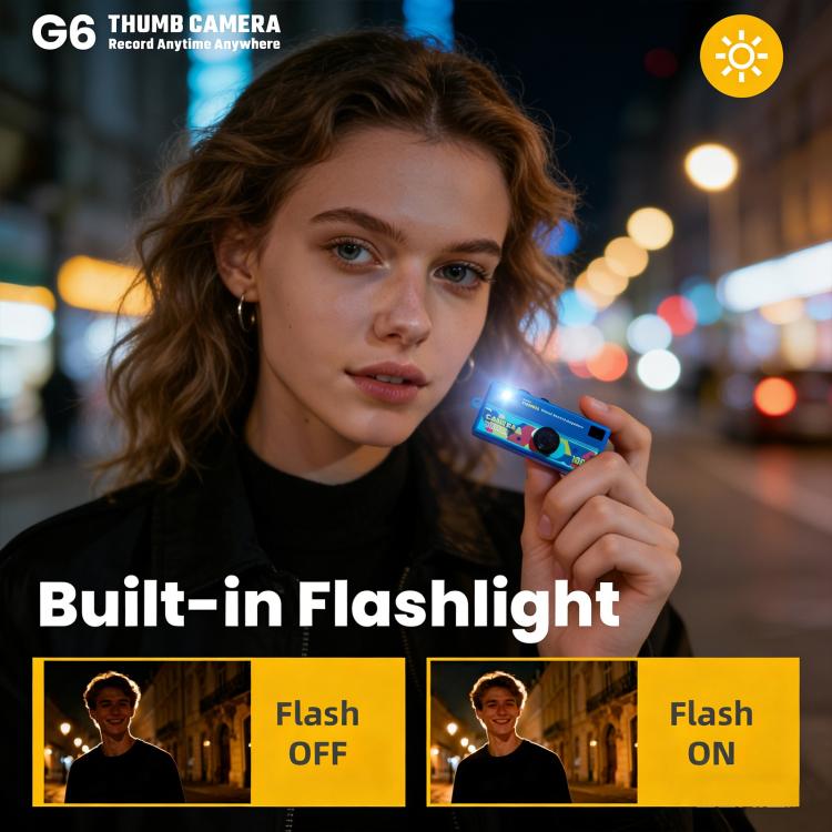Детская мини-цифровая камера G6 с 0,96-дюймовым TFT-экраном