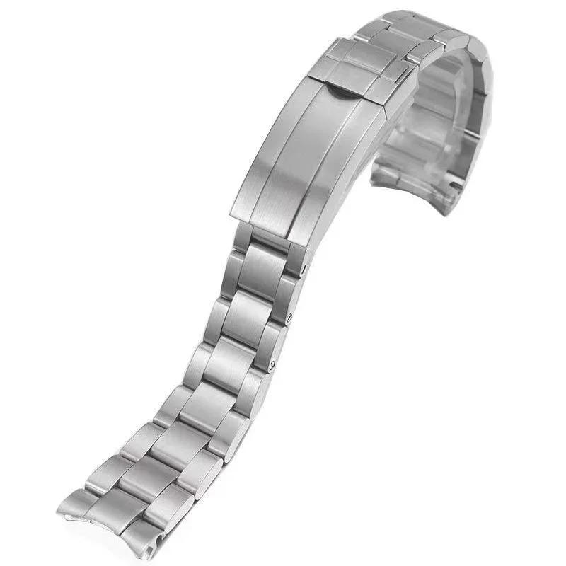 Браслет для часов Rolex DAYTONA GMT SUBMARINER Аксессуары для часов Металлический ремешок 20 мм 21 мм Цельнолитые браслеты из нержавеющей стали