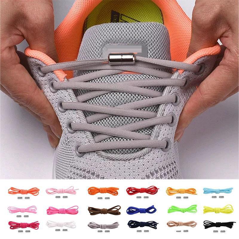 1 пара эластичных шнурков, подходящих для детей и взрослых, кроссовки, шнурки