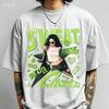 Charli Xcx Свитшот 365 Brat Зеленая Ретро Графическая Футболка 2026 Поп-звезда Повседневная Унисекс Уличная Футболка с Коротким Рукавом из Чистого Хлопка