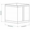 IKEA SKUBB White 10186390 Белая коробка,