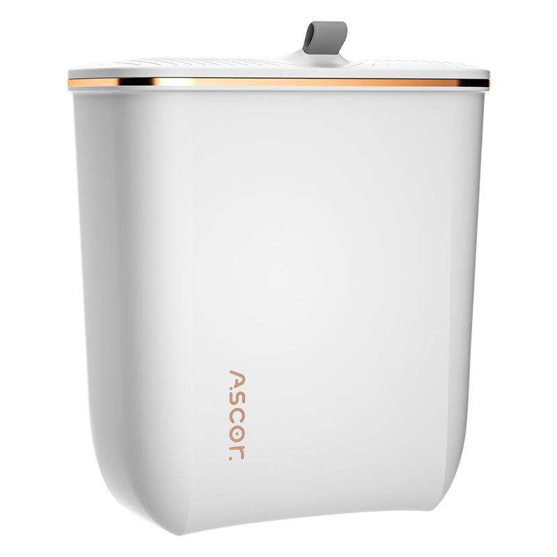 Large Capacity Wall-Mounted Trash Can with Lid for Bathroom, Kitchen, Bedroom, and Living Room