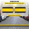 VEVOR 5 Channel Rubber Cable Protectors Extreme Cable Ramps 29937.1 kg Heavy Duty 5 Slots Protective Cable Wire Cord Ramp Driveway Rubber Traffic