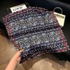 Silk scarf small square scarf feeling headband tied hair spring summer autumn feeling trend versatile fashion tied bag scarf scarf