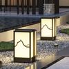 Садовый фонарь-колонна Shuya Outdoor в новом китайском стиле