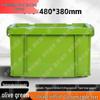 Industrial Style Lidded Plastic Storage Tote