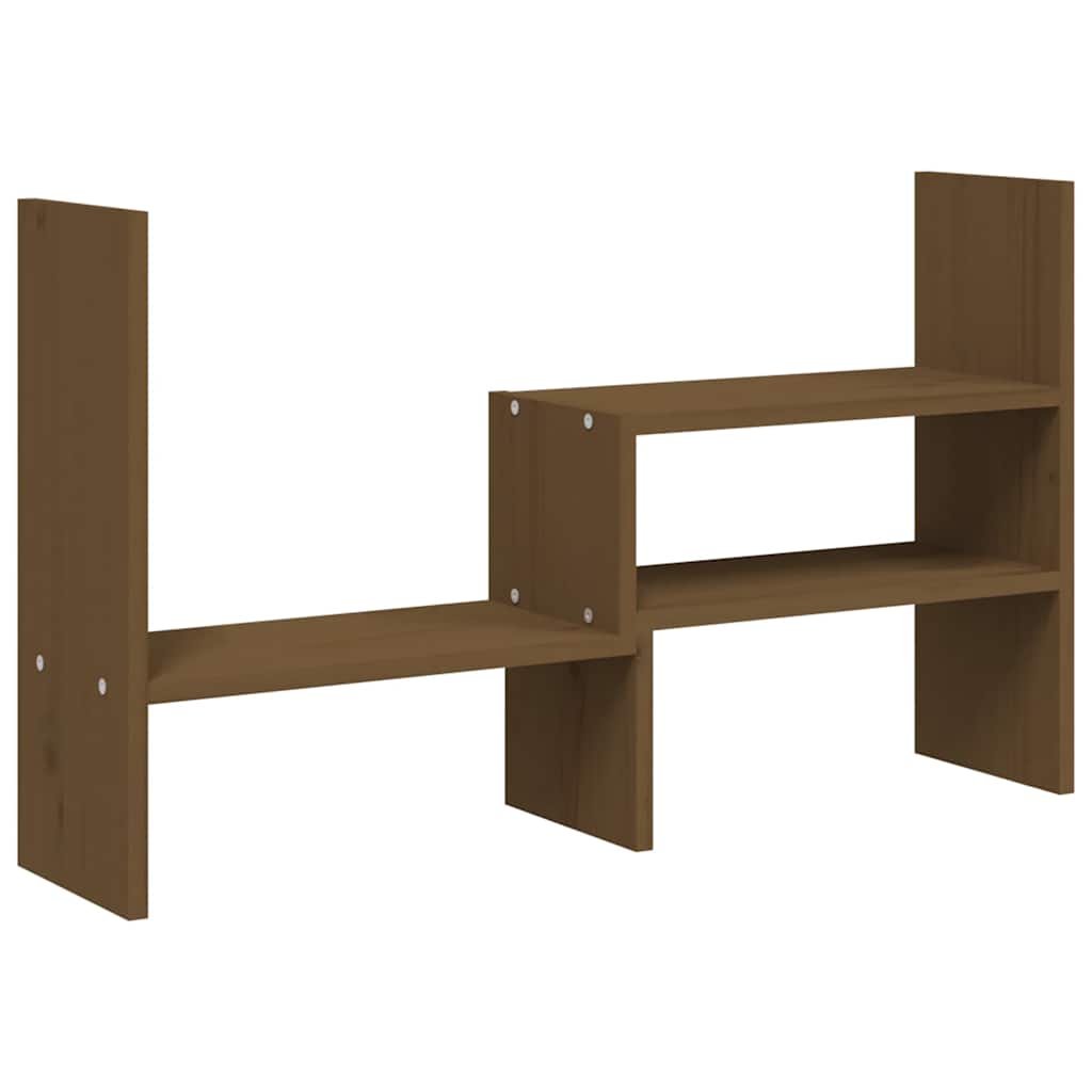 Vidaxl Podstawka Na Monitor, Miodowy Brąz, (39-72)X17X43 Cm, Sosnowa