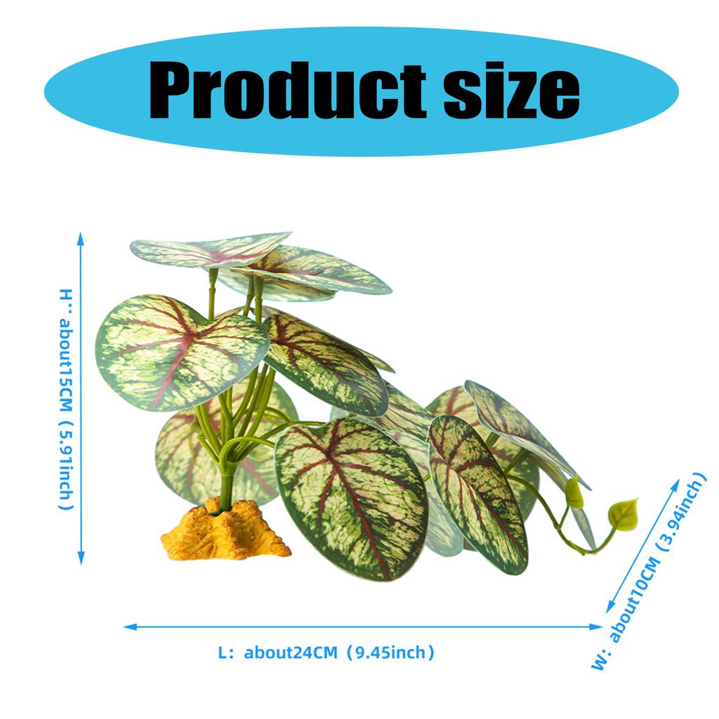 Aquariums Reptiles Climbing Grass Terrarium Plant Fish Tanks Decoration Terrarium for Amphibian Lizards Snake