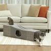 Cat Tunnel Toy, Indoor, Hanging Ball, Sisal Entrances, 98 x 30 x 30 cm, Grey