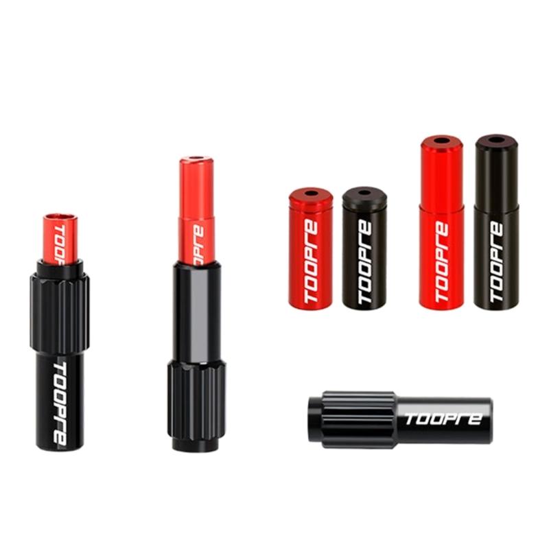 5Pcs Bike Brake Cable Shifter Connector Cable Tip End Crimp, Bike Derailleur Shifter Housing Line Regulator Brake Gear