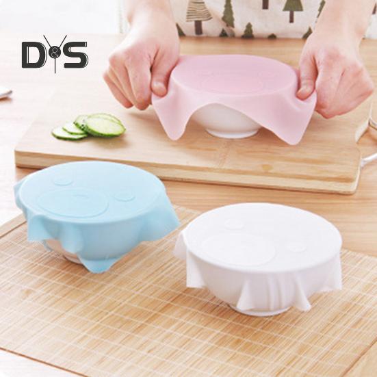 Силиконовый чехол для чаши, эластичная пылезащитная пленка, уплотнительная крышка для хранения продуктов, бытовые принадлежности
