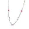 [M6285] - Designer Necklace 'Love' Pink Blue
