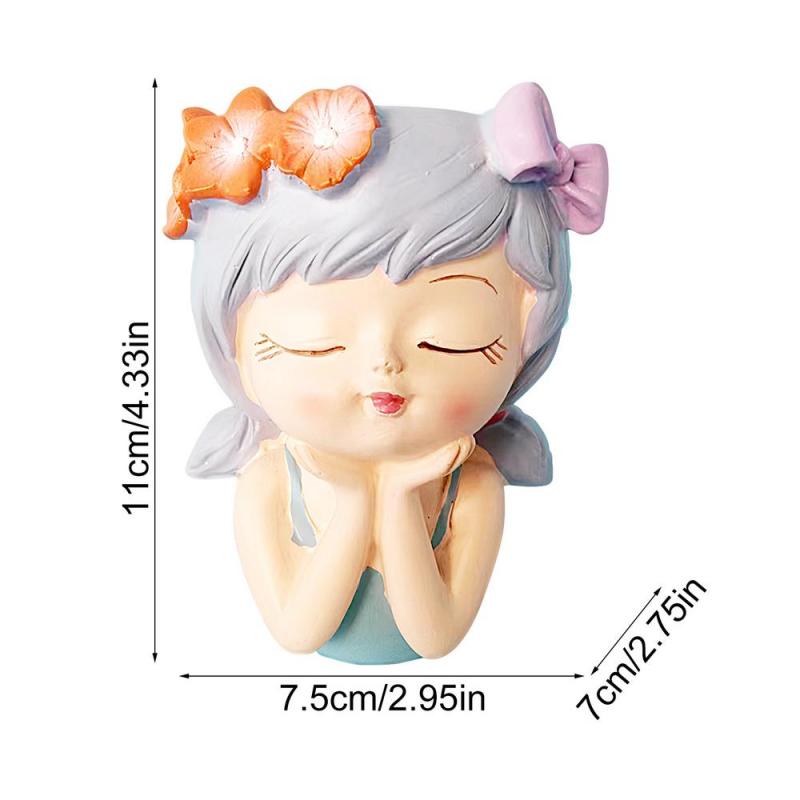 3D Fairy Girls цветочный горшок суккулентное растение цветочный контейнер для кафе кухня гостиная спальня домашний сад кашпо декор