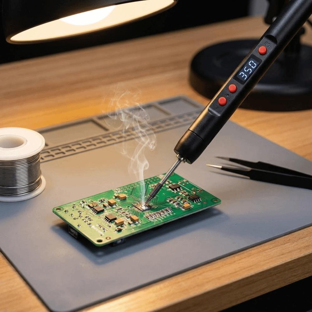 25W Power USB Soldering Iron Lithium Battery Solder Set Adjustable Soldering Iron Outdoor Repair