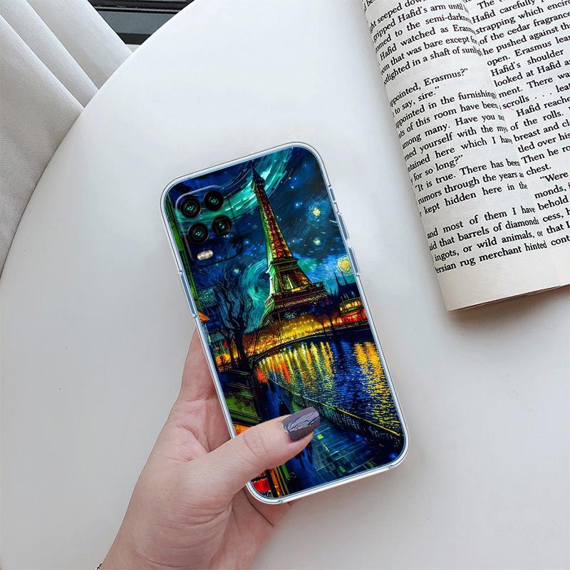 RP54 Париж Эйфелева башня Прозрачный чехол для телефона для Samsung Galaxy A04 A04S A14 A23 A34 A54 M23 M33 M52 M53