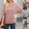 Autumn Winter Loose Pullover Hooded Women's Top Casual Pocket Long Sleeved Hoodies & Sweatshirts Women’s