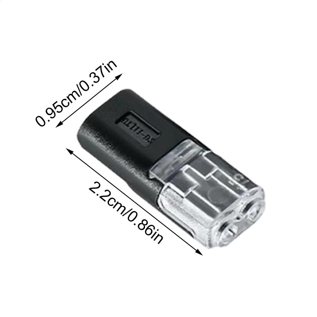 2 Pin LED Connector 30 Pieces Solderless Adapter Terminal Quick LED Connector For Electrical Work Circuit Repair Home