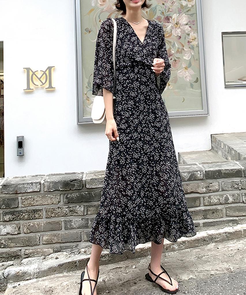 Длинное платье Ppaeppae Point Flower Frola