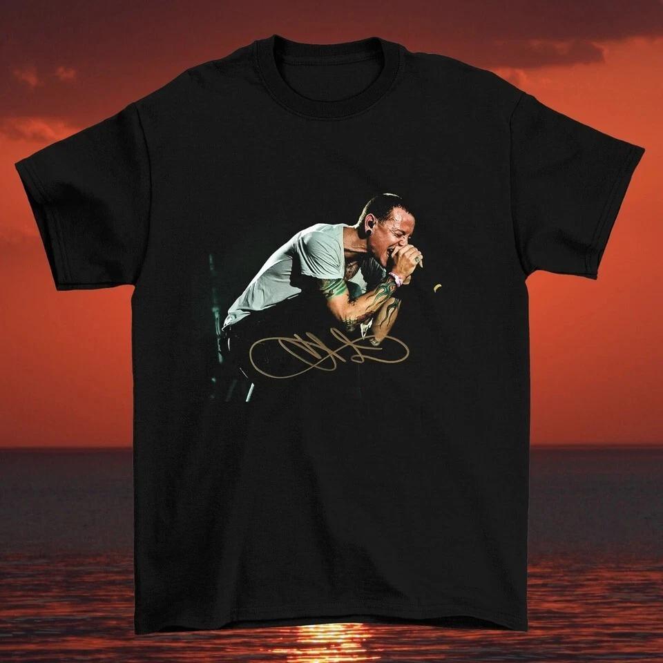 Chester Bennington Signature Black Unisex TShirt S5xl Q7481