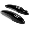 2Pcs Black Door Handle Cover Sticker For MINI Cooper R50 R52 R53 R55 R56 2001-13