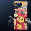 Смешной чехол для телефона Винни-Пух для Apple iPhone 15 16 Pro Max 13 14 Plus 12 11 Pro plus Матовый