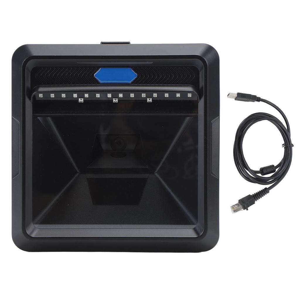 Desktop Barcode Scanner High Speed IR Automatic Sensing 1D 2D QR Code Scanner for Supermarket Store