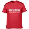 Dad Of Girls Letter Print Men S Summer Short Sleeve T Shirts O Neck Harajuku Streetwear