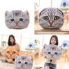 Милая и креативная 3D подушка в виде кошачьей головы, мягкая плюшевая подушка-кошка-инопланетянин, подарок