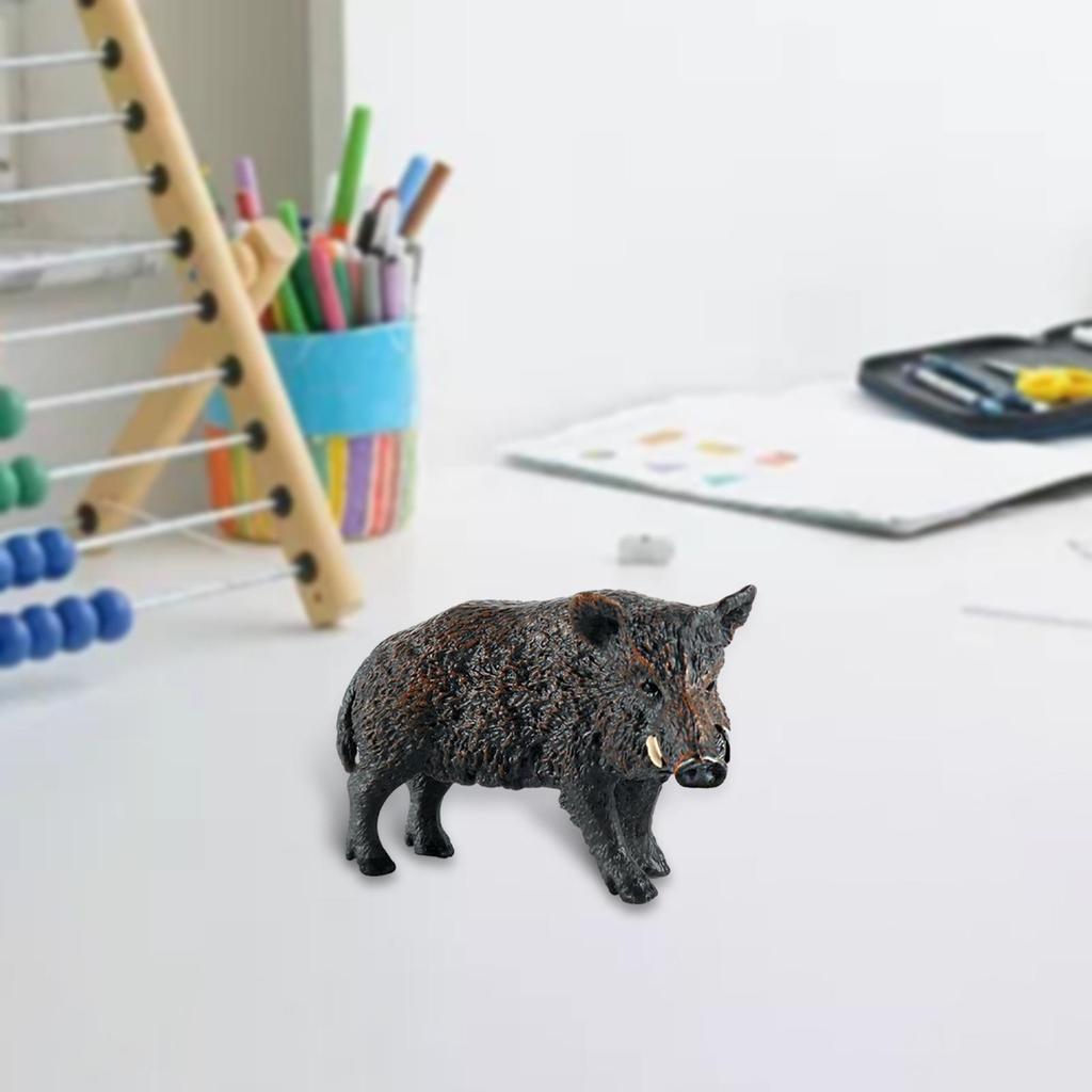 Boar Model Garden Figurines Collectable Garden Sculptures Figures Jungle Animals